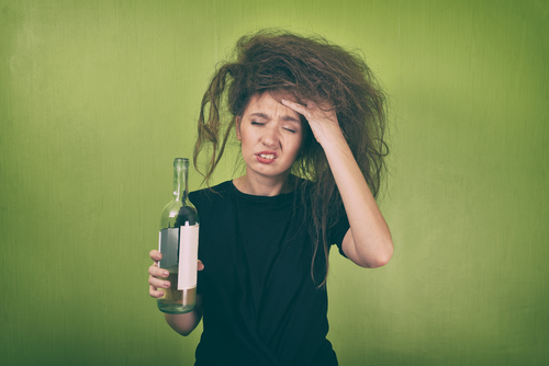 Heavy drinking might lead to dark circles, bloodshot eyes, and other hangover symptoms the day after, but they’ll usually subside within a day or two since alcohol remains in the body longer than the amount of time intoxicated.