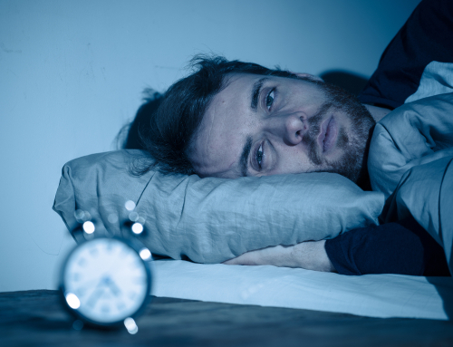 man having trouble sleeping after using cocaine